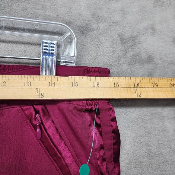 Nike Burgundy Tracksuit Womens Windbreaker XL Jacket + Large Pants Jogging Set - Picture 15 of 16